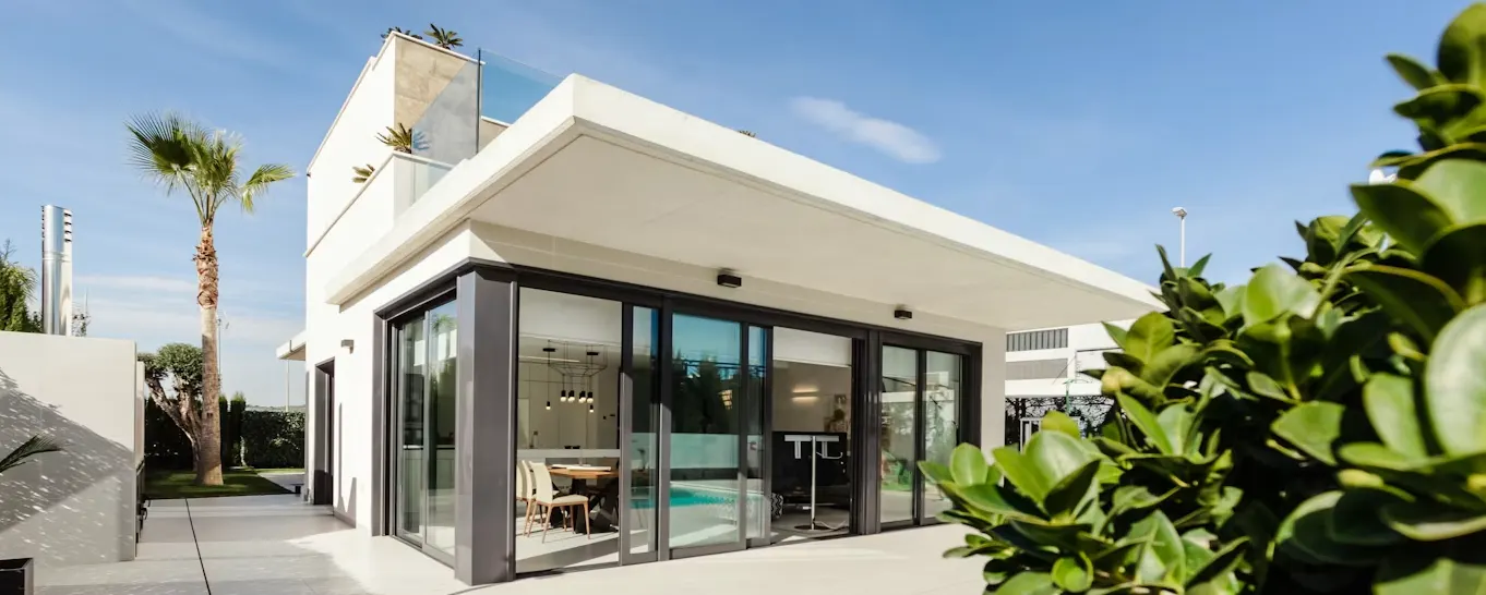 Modern residential apartment complex