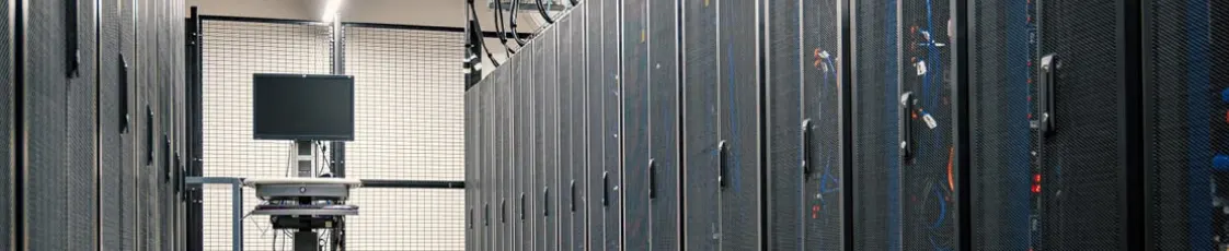 Secure server racks in a data center