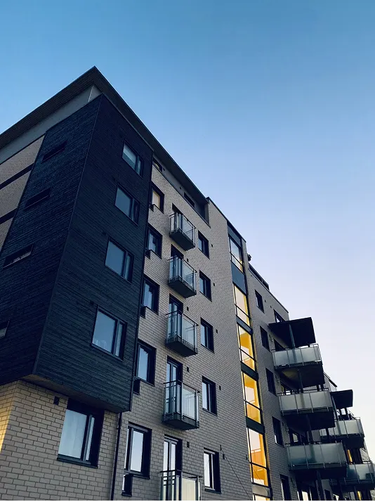 Modern residential towers