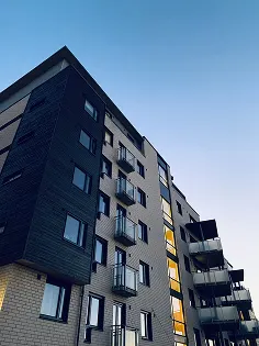 Housing society apartment towers