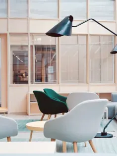 Modern office leasing space