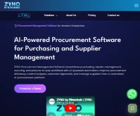 ERP procurement management banner for purchase and supplier management