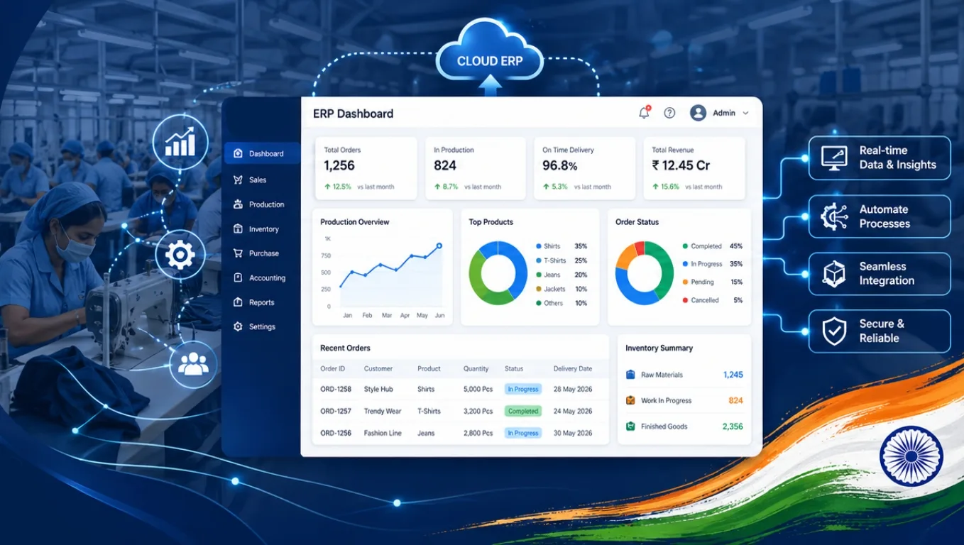 Garment Manufacturing ERP Software in India: Best Options, Features & Complete Guide 2026