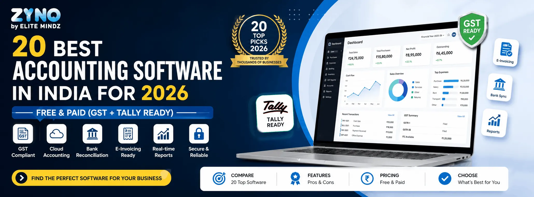 20 Best Accounting Software in India