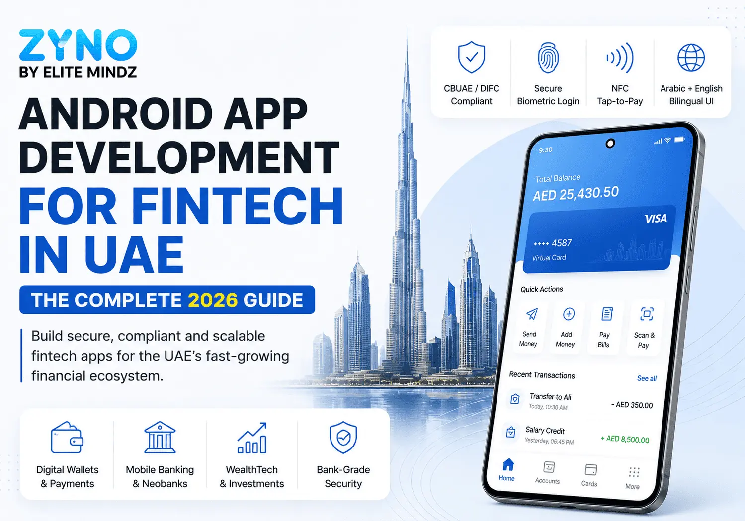 Android App Development for Fintech in UAE: The Complete 2026 Guide
