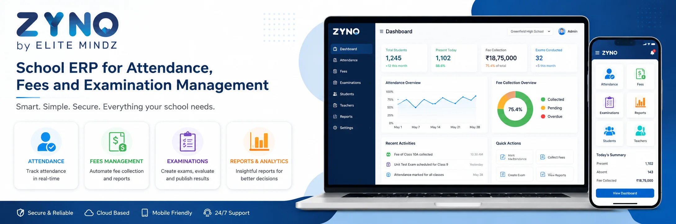 School ERP for Attendance