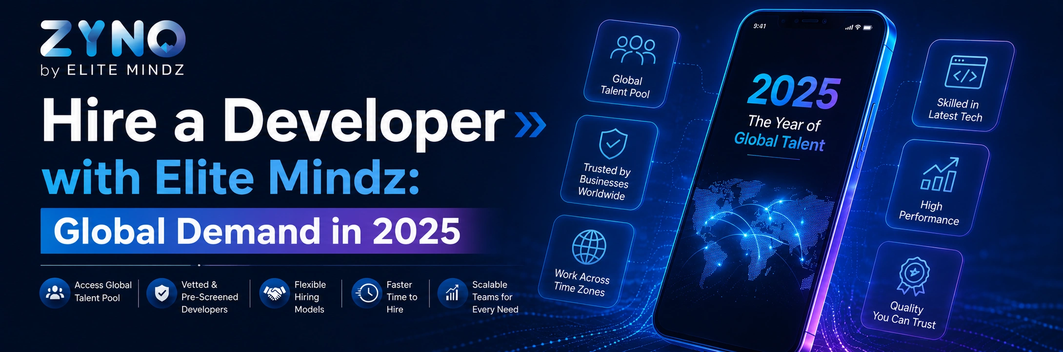 Hire a Developer with Elite Mindz: Global Demand in 2025