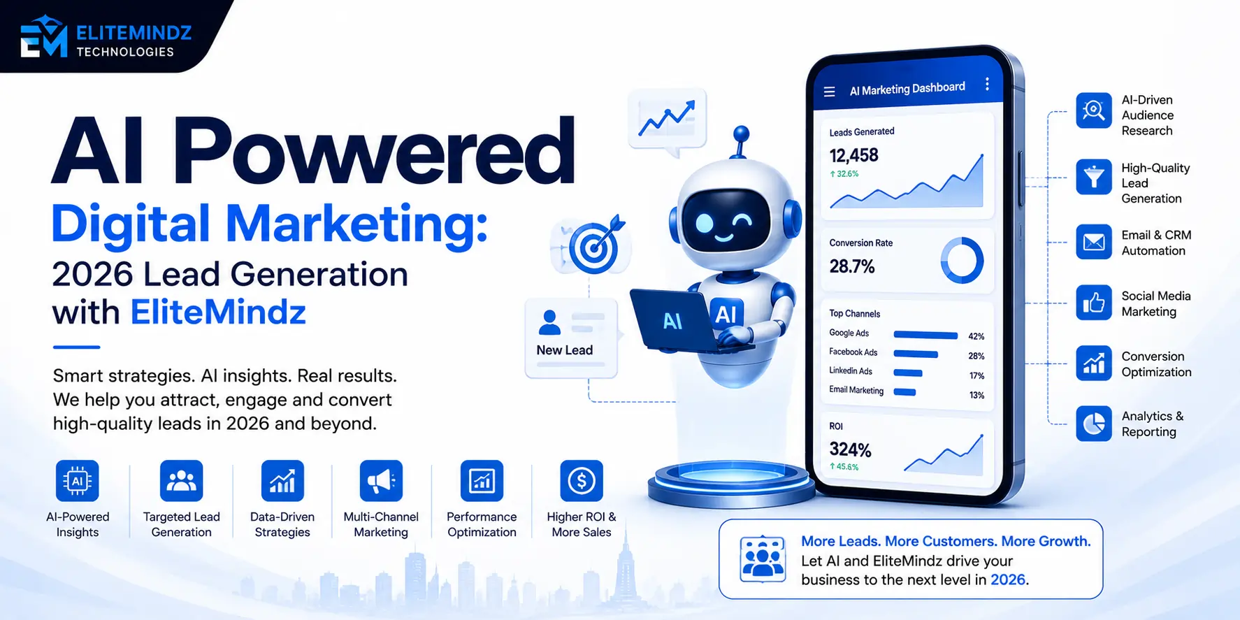 AI Powered Digital Marketing: 2026 Lead Generation with EliteMindz