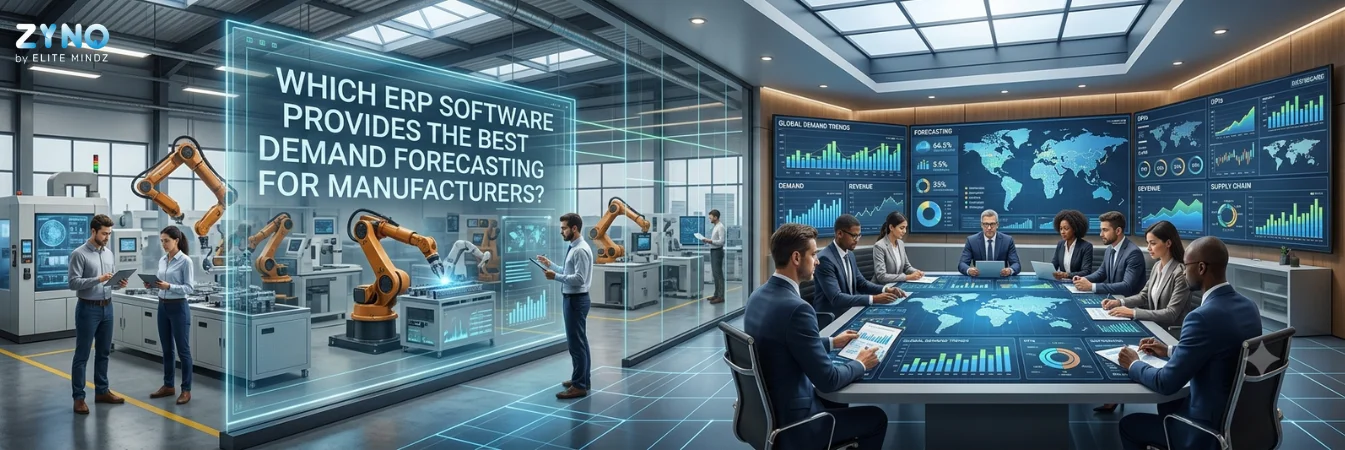 best erp software demand forecasting manufacturers