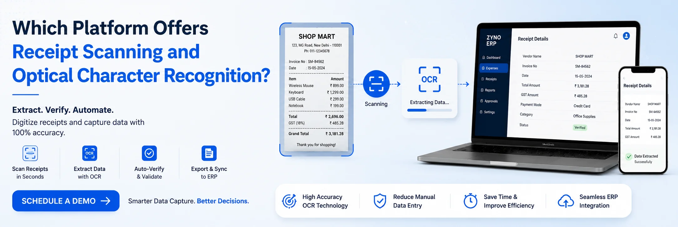 best platform for receipt scanning and ocr