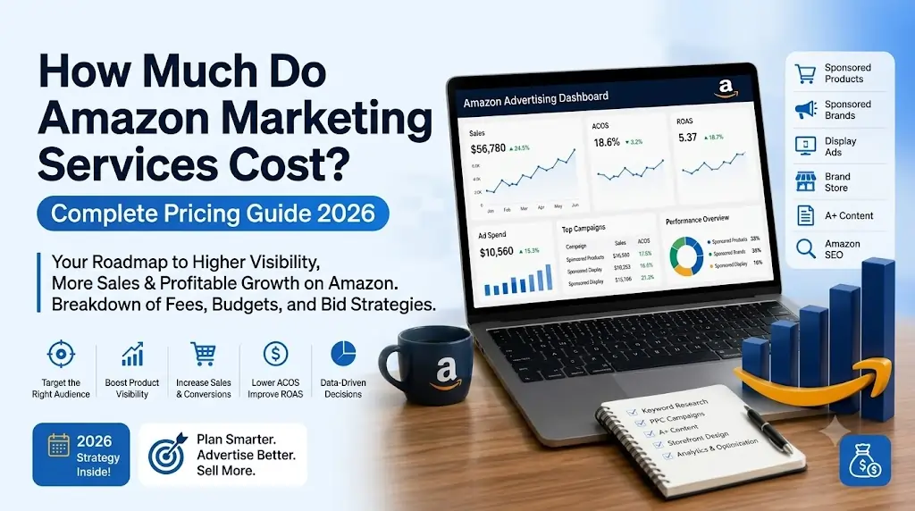 How Much Do Amazon Marketing Services Cost? Complete Pricing Guide 2026