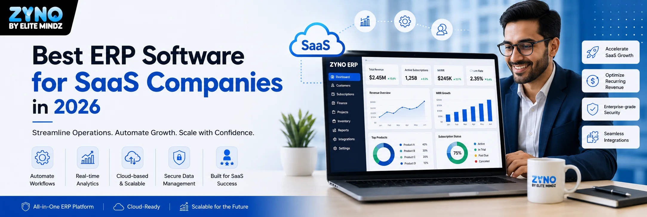 Best ERP Software for SaaS Companies in 2026