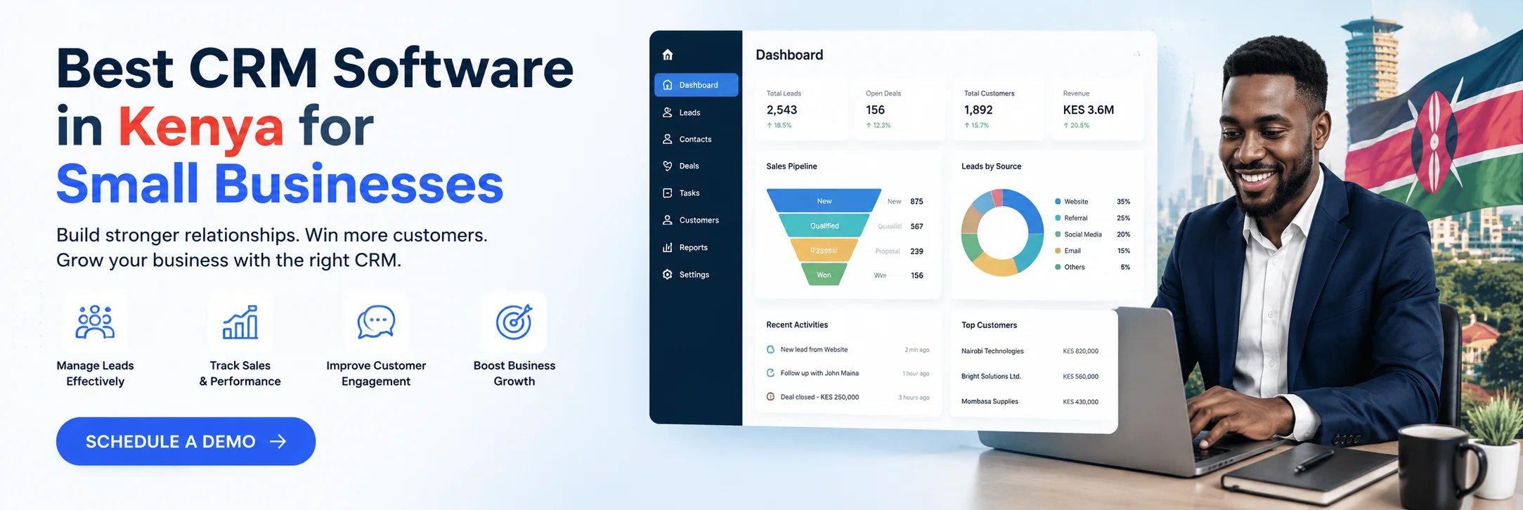 Best CRM Software in Kenya for Small Businesses