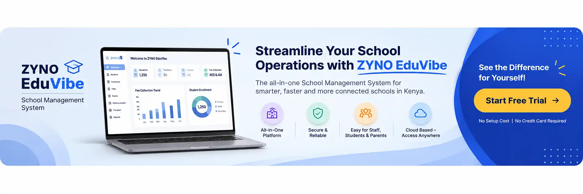 Streamline School Operations with ZYNO EduVibe