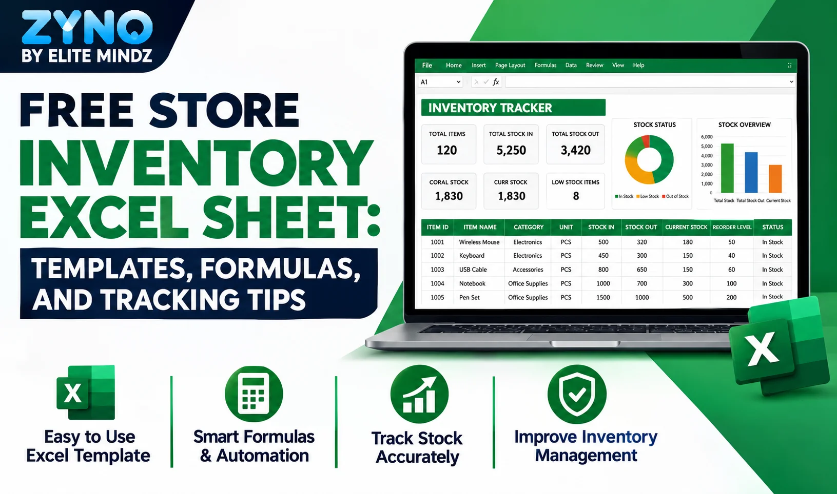 Store Inventory Excel Sheet Free Download: Templates, Formulas, and Tracking Tips