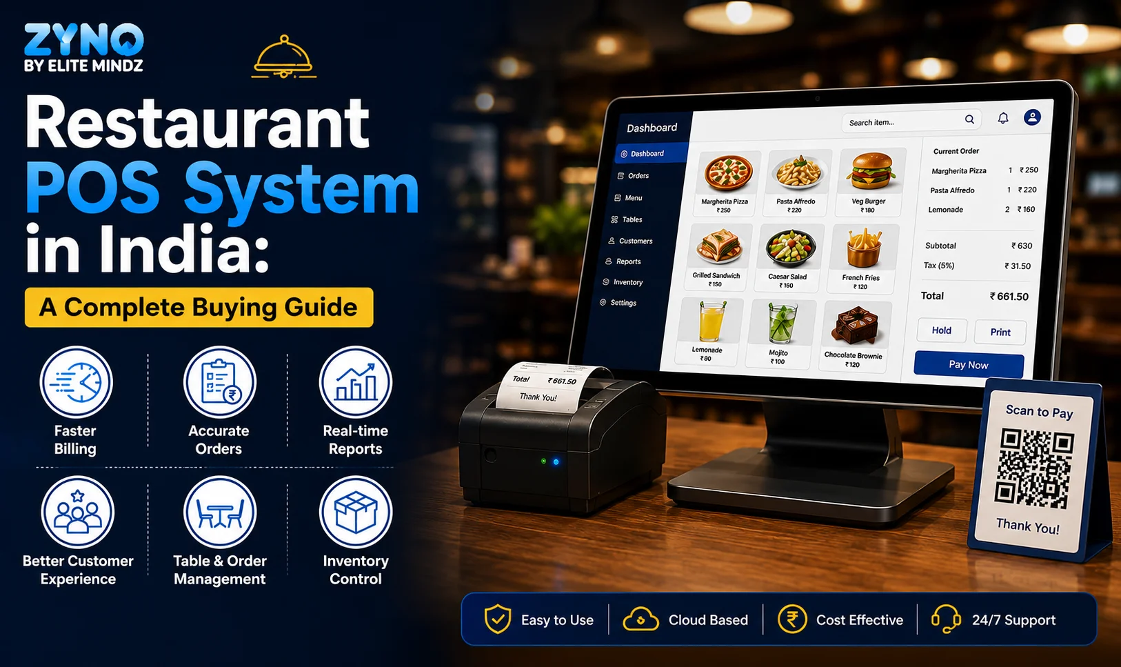 Restaurant POS System in India: A Complete Buying Guide