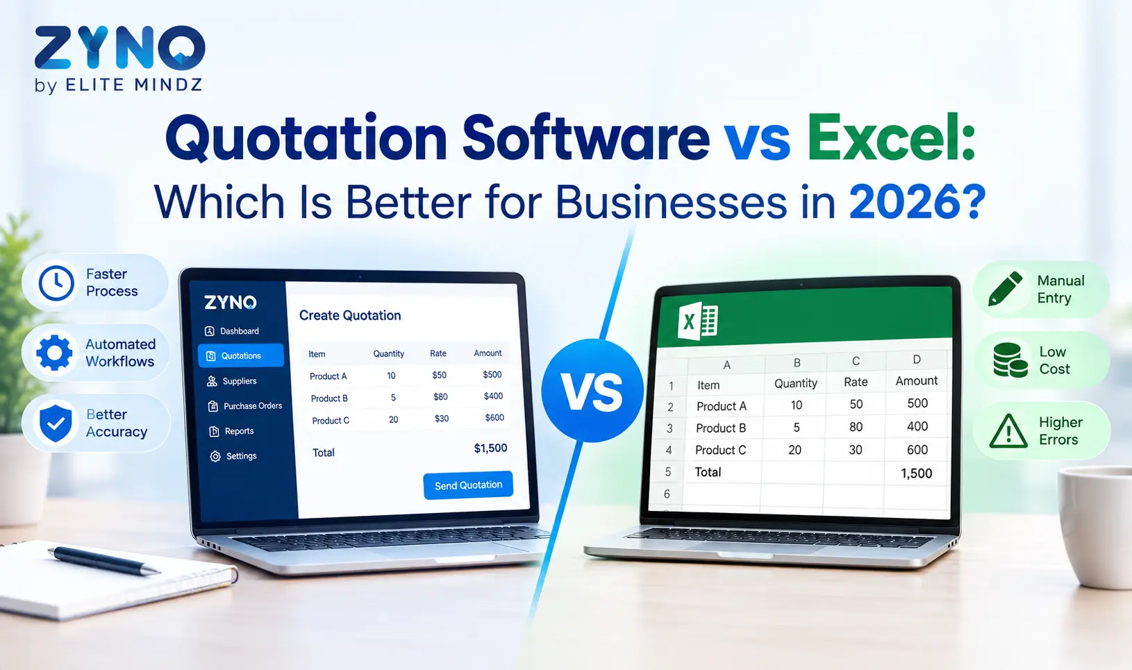 Quotation Software vs Excel: Which Is Better for Businesses in 2026?
