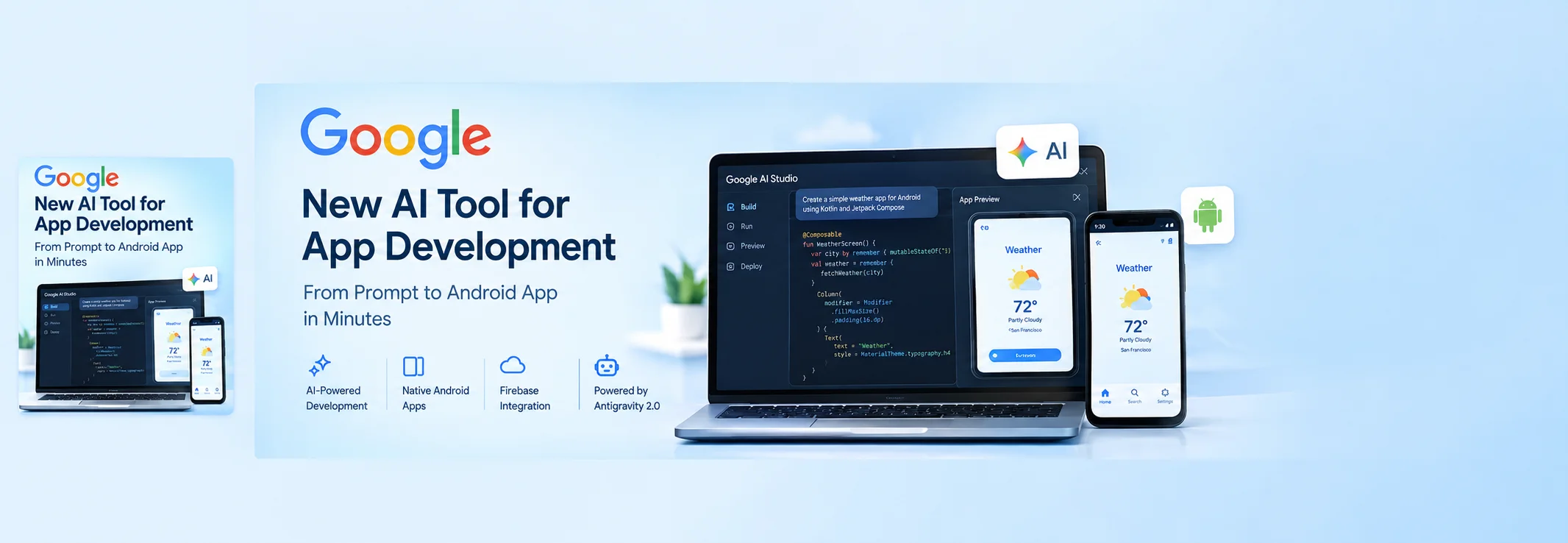ai app development google ai tools 