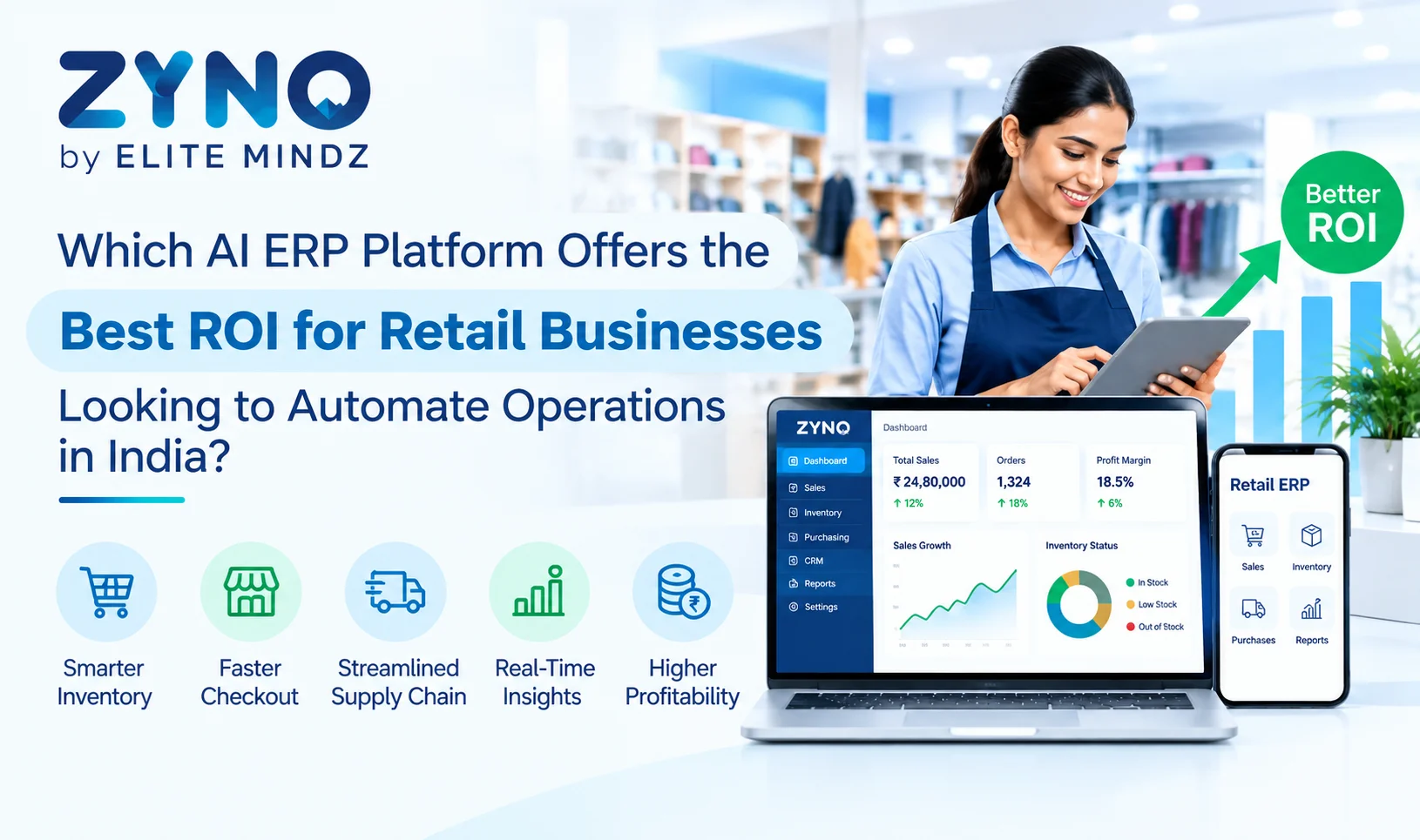 Which AI ERP Platform Offers the Best ROI for Retail Businesses Looking to Automate Operations in India?