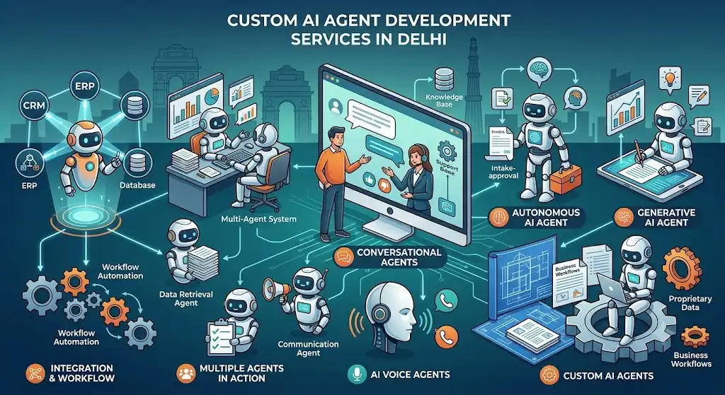 Custom AI Agent Development Services in Delhi
