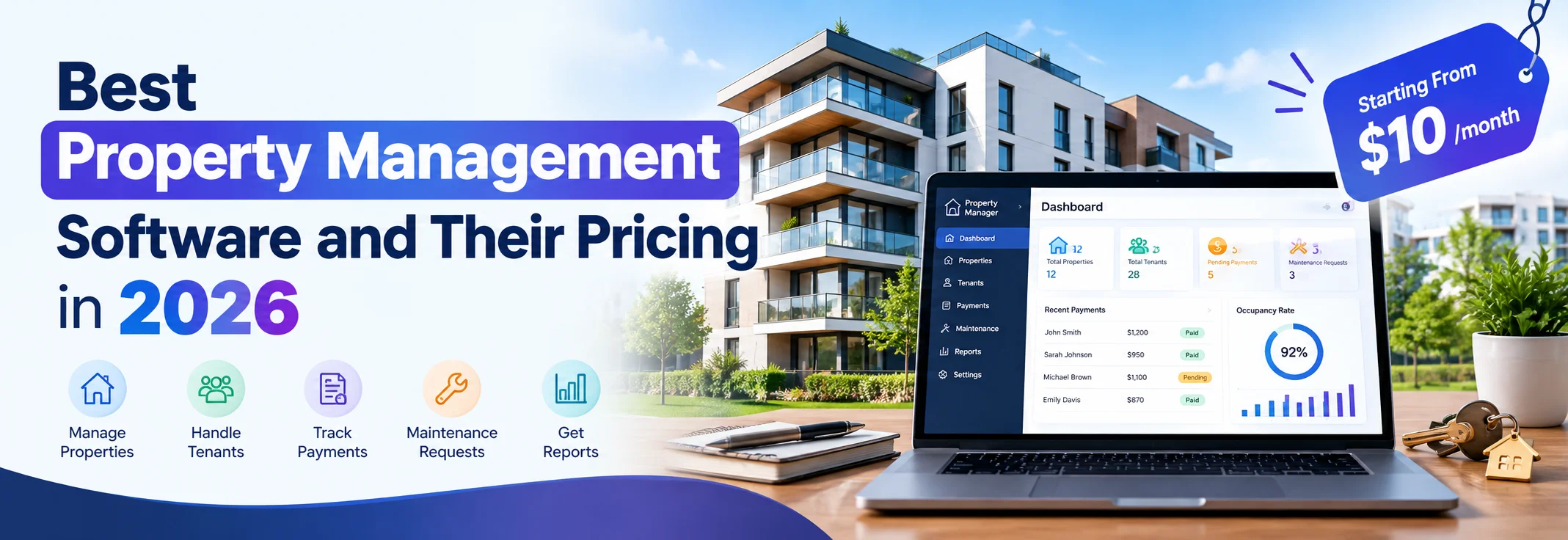 Best Property Management Software and Their Pricing in 2026