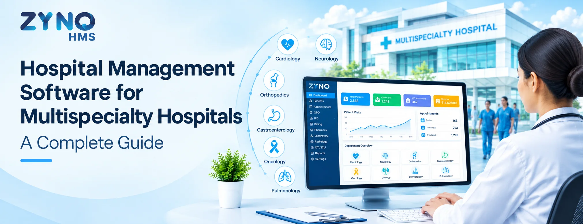 Hospital Management Software for Multispecialty Hospitals