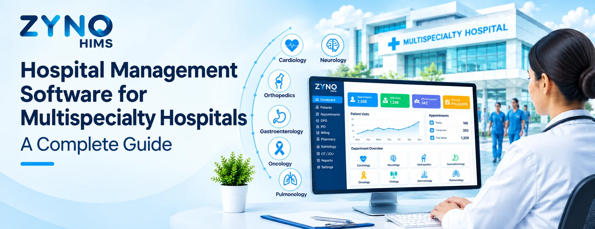 Hospital Management Software for Multispecialty Hospitals: A Complete Guide