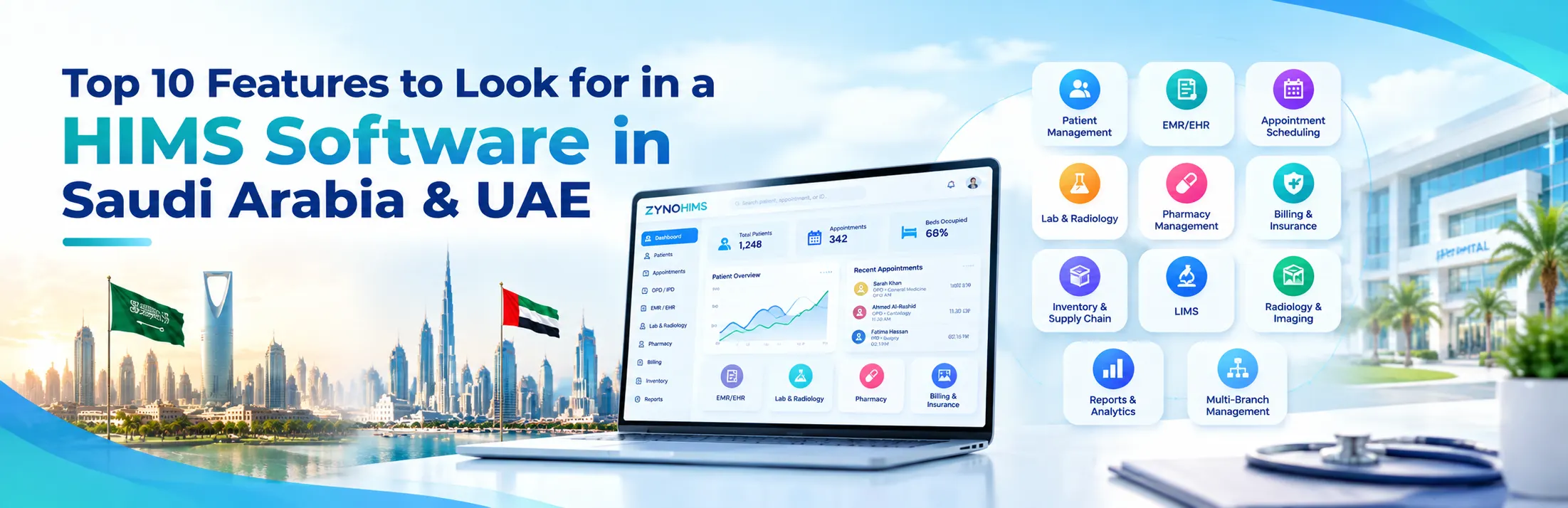 Top 10 Features to Look for in a HIMS Software in Saudi Arabia & UAE