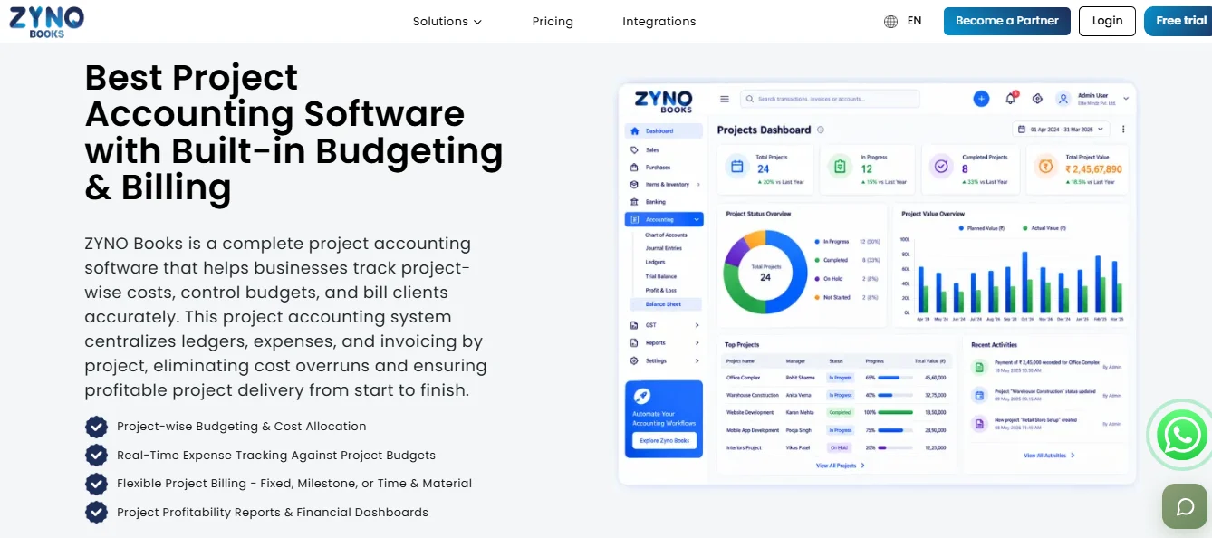 Project Accounting Software