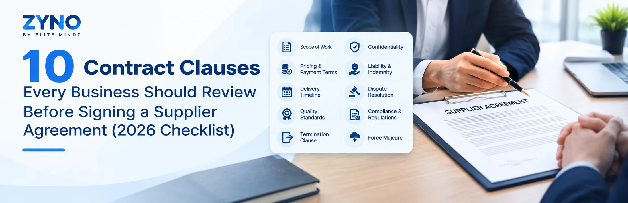 supplier agreement clauses