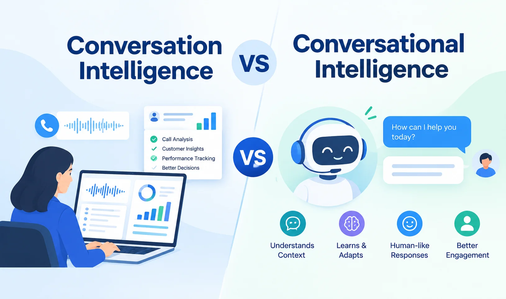 Conversation Intelligence vs Conversational Intelligence