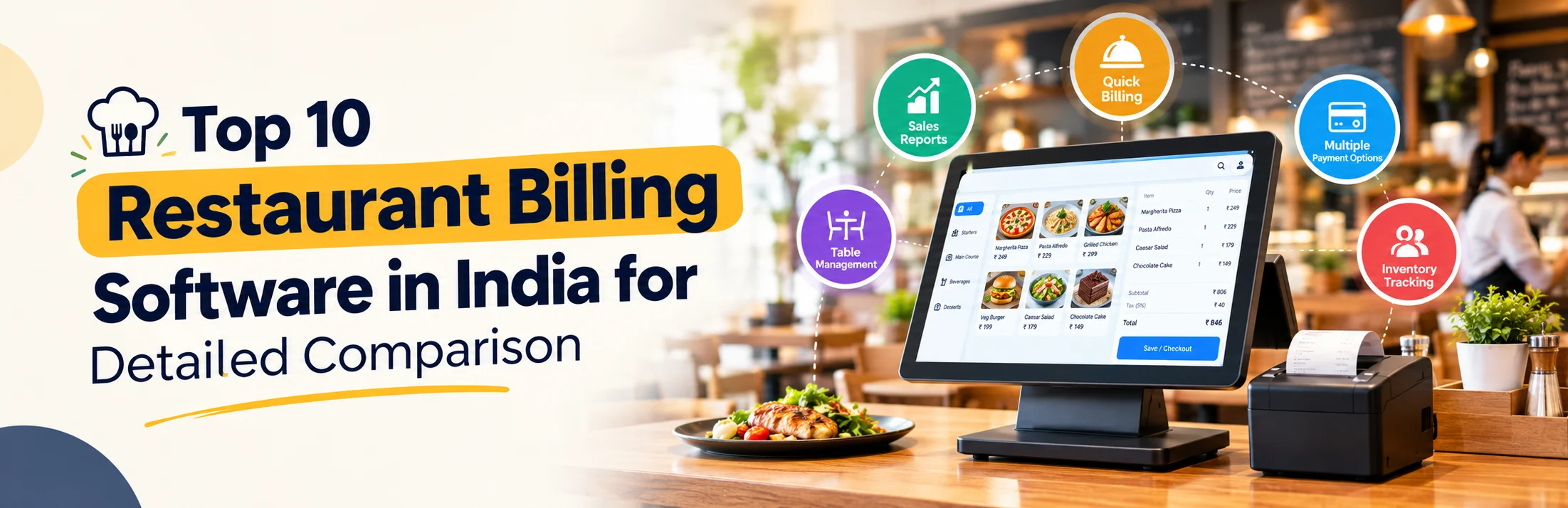 Top 10 Restaurant Billing Software in India for 2026: Detailed Comparison Guide