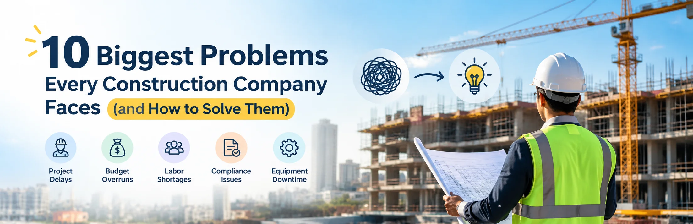 Construction company problems and solutions