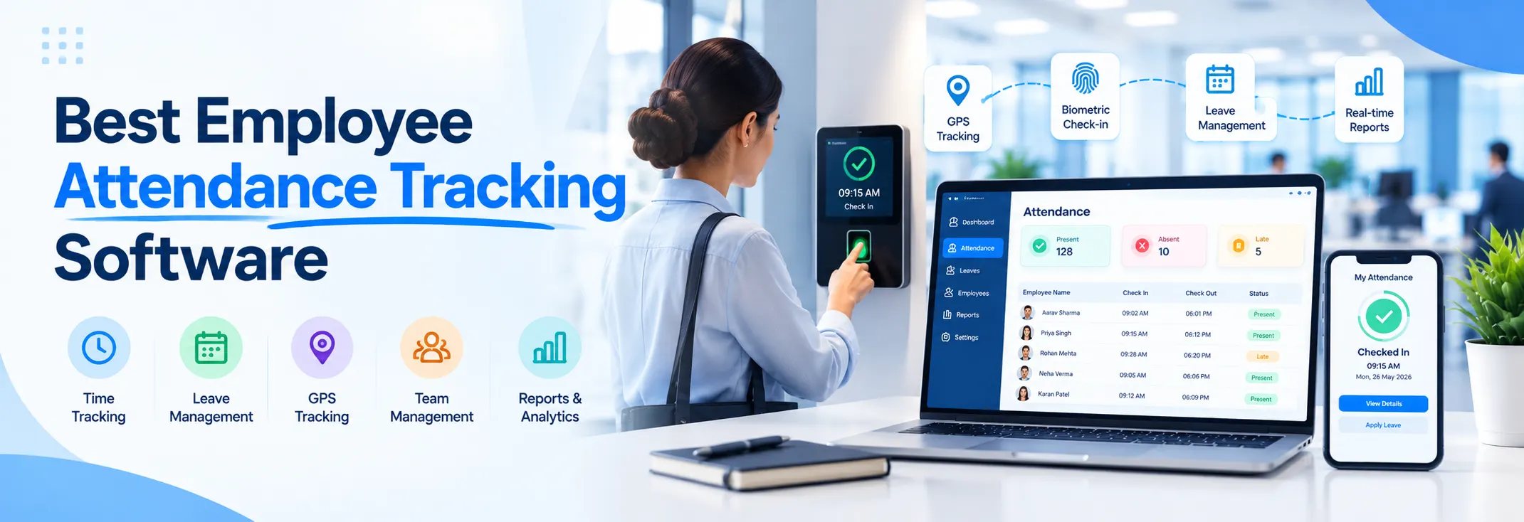 10 Best Employee Attendance Tracking Software in 2026: Features, Pricing & Reviews