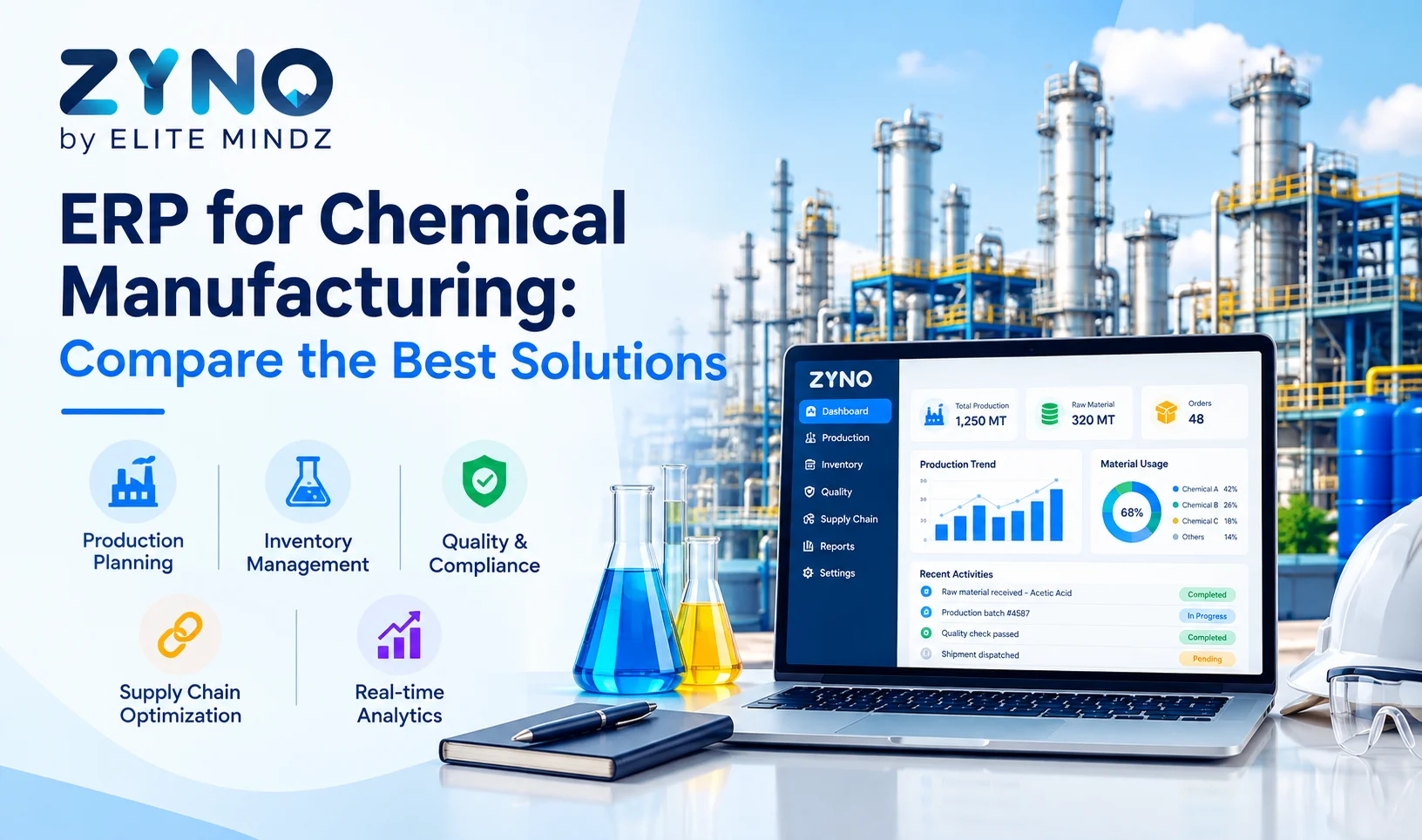 ERP for Chemical Manufacturing: Compare the Best Solutions
