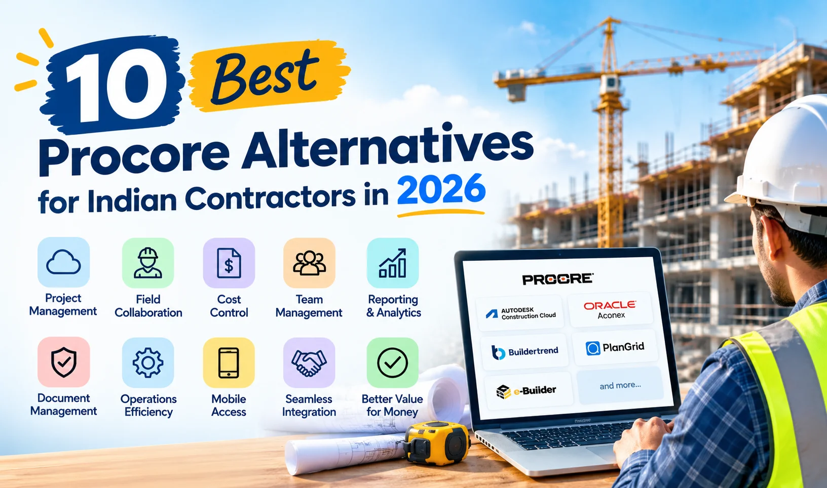 10 Best Procore Alternatives for Indian Contractors in 2026
