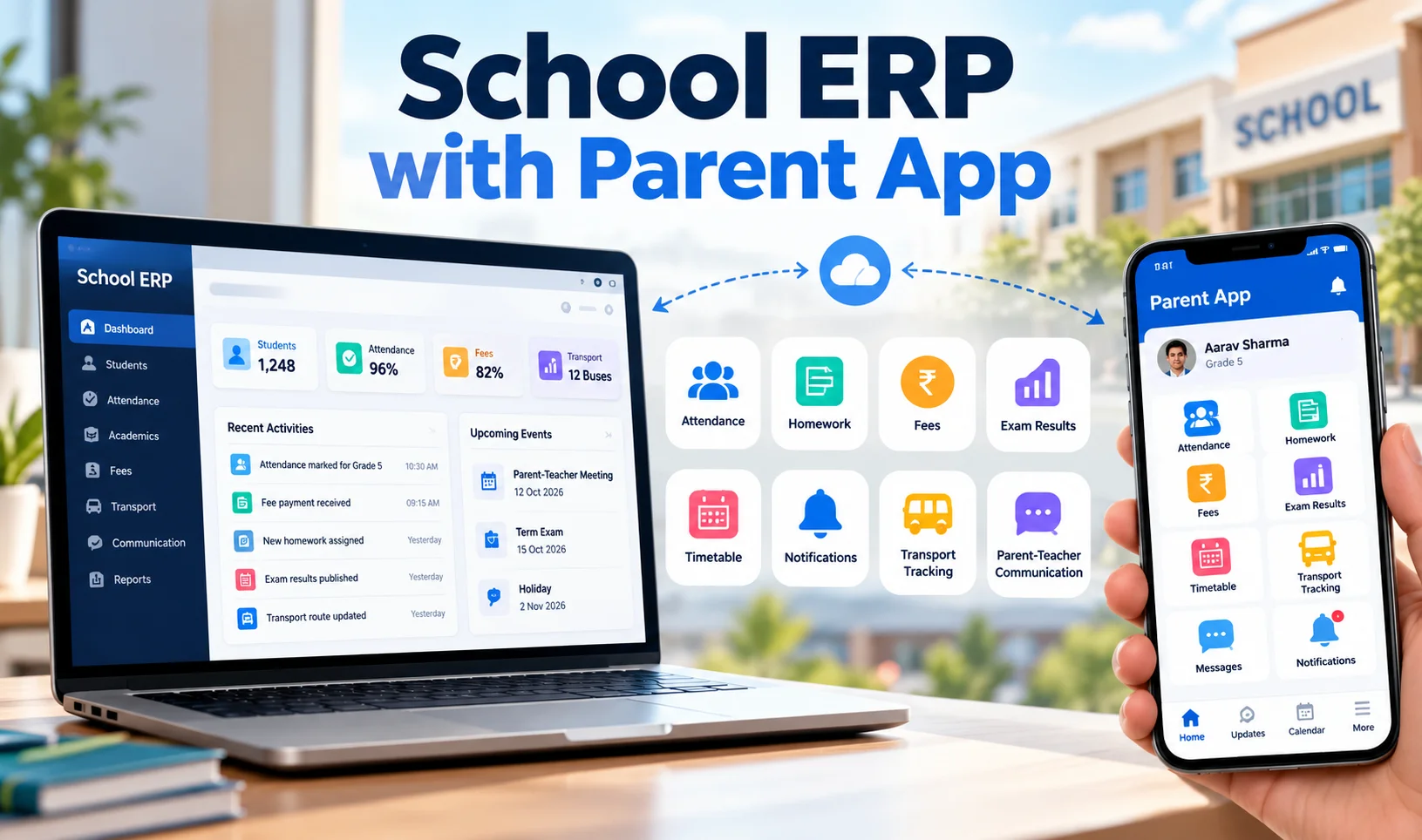 School ERP with Parent App
