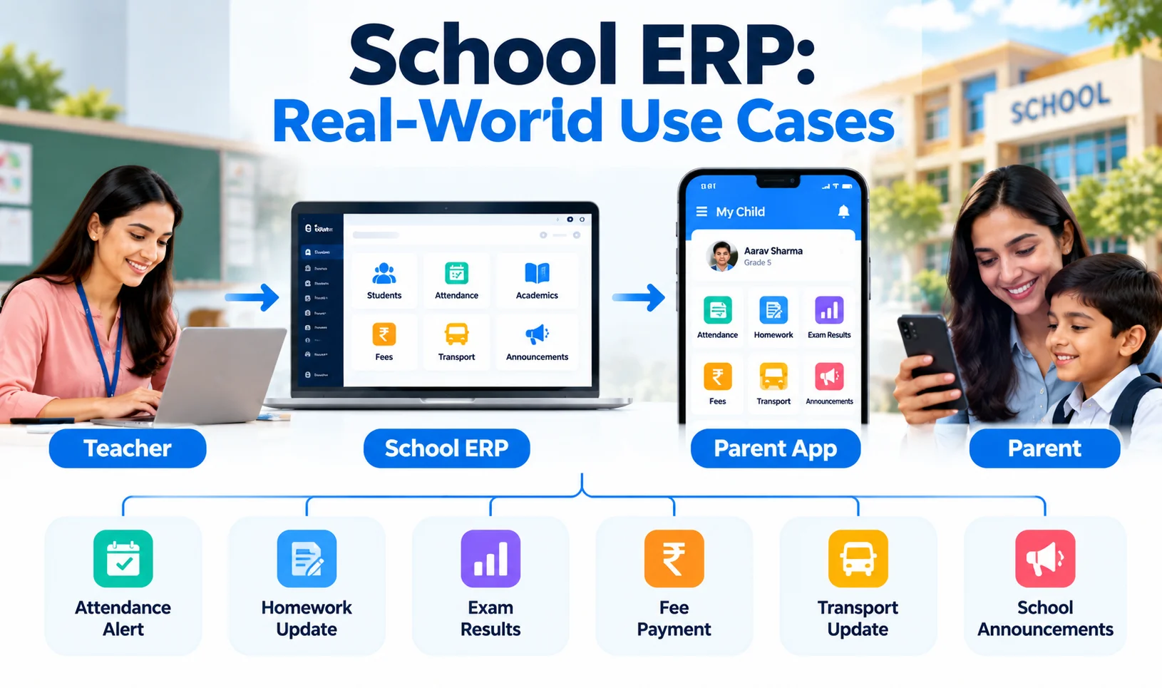 School ERP with Parent App