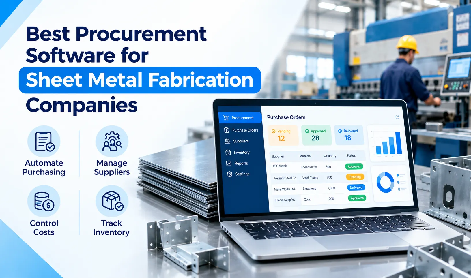 Best Procurement Software for Sheet Metal Fabrication Companies