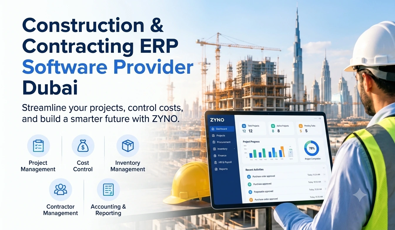 Construction & Contracting ERP Software Provider Dubai