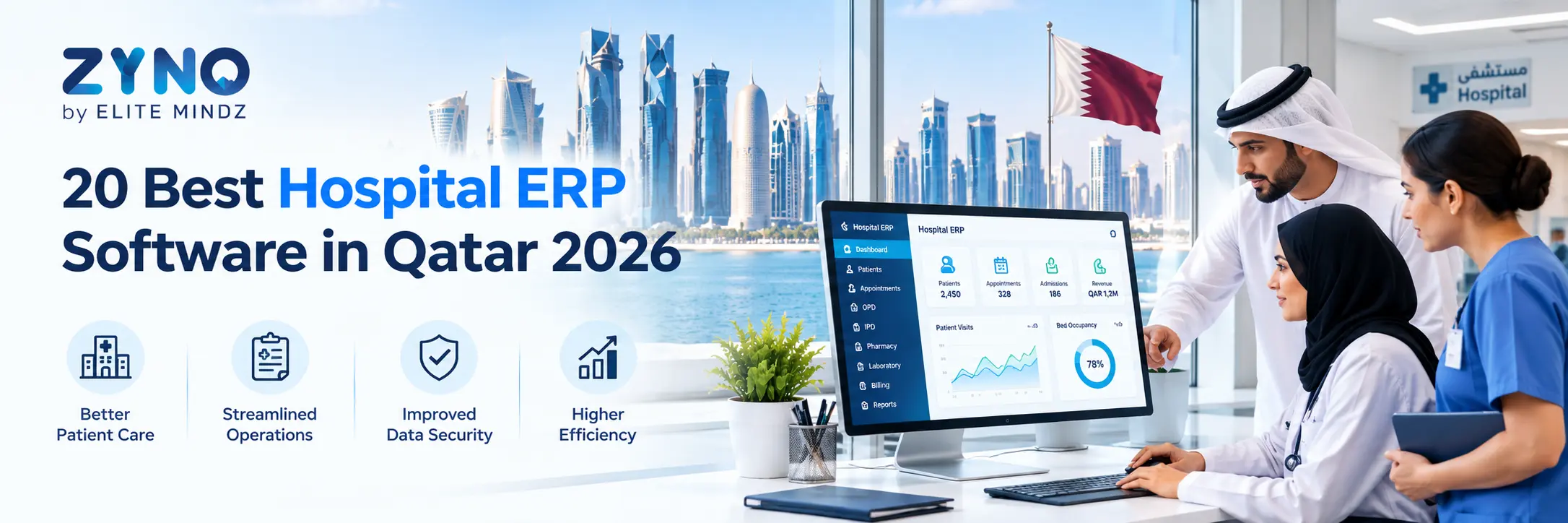 Best Hospital ERP Software in Qatar