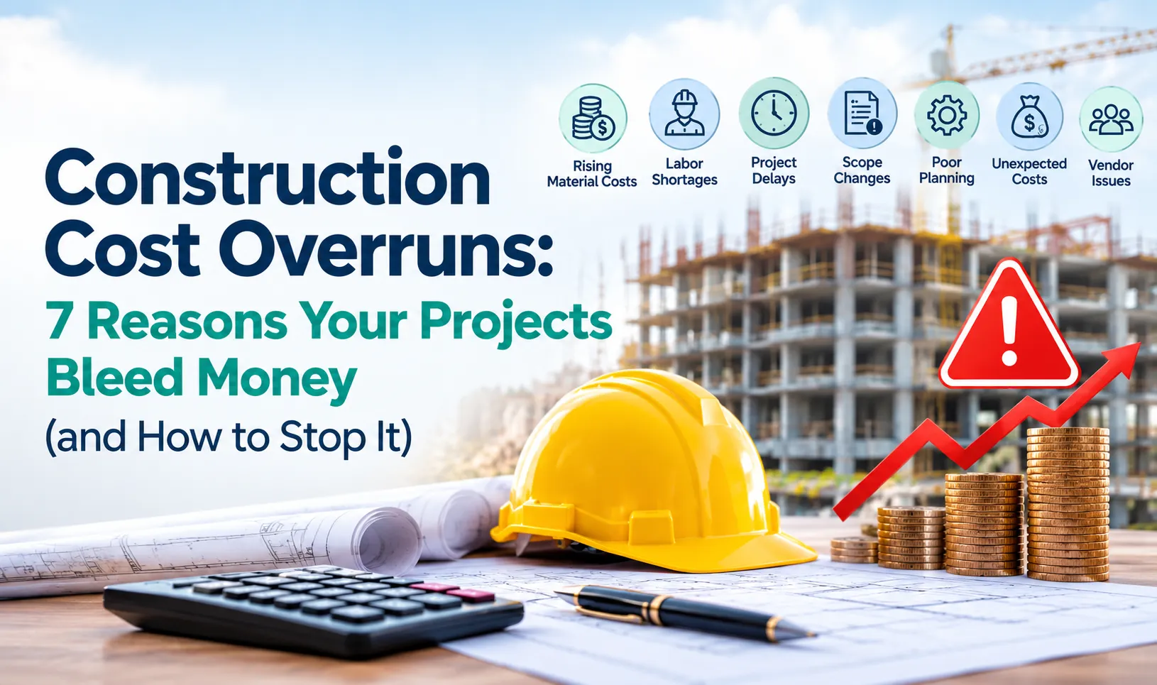 Construction Cost Overruns: 7 Reasons Your Projects Bleed Money (and How to Stop It)