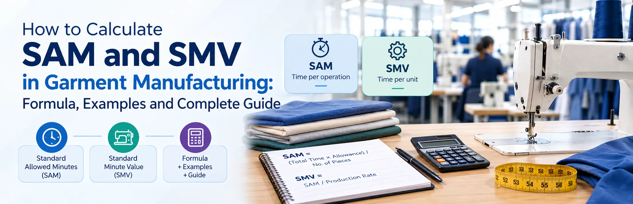 SAM and SMV Calculation in Garment Manufacturing
