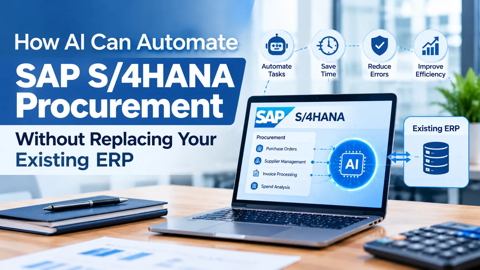 How AI Can Automate SAP S/4HANA Procurement Without Replacing Your Existing ERP