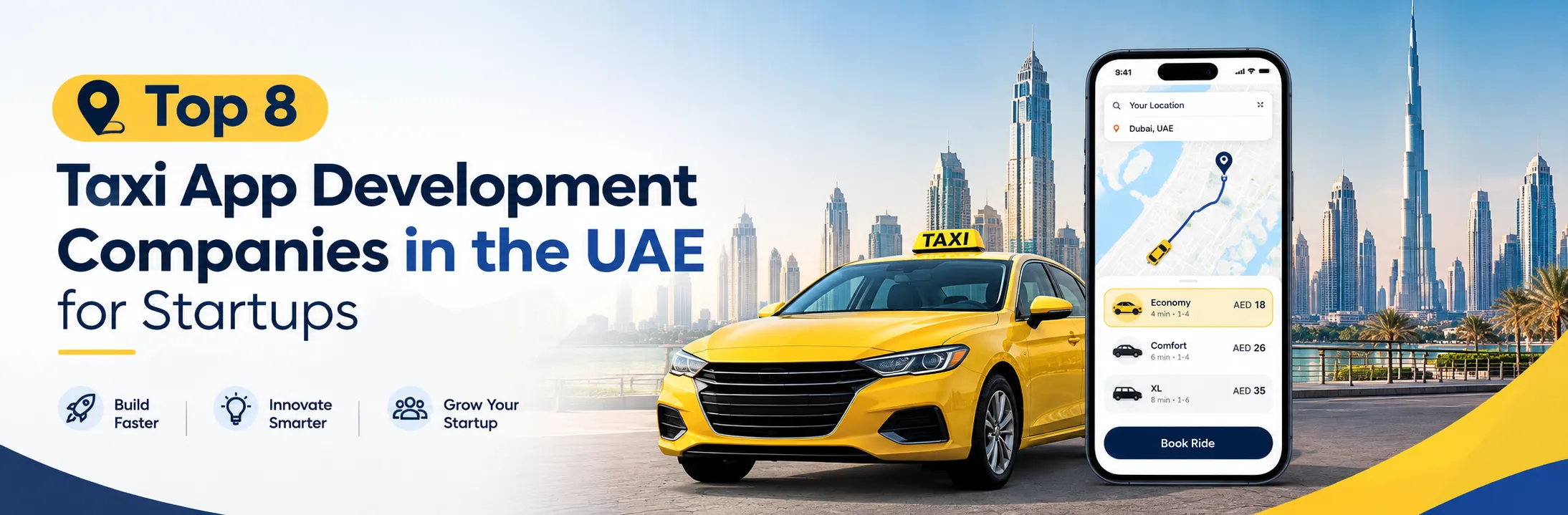 Top 8 Taxi App Development Companies in the UAE 
