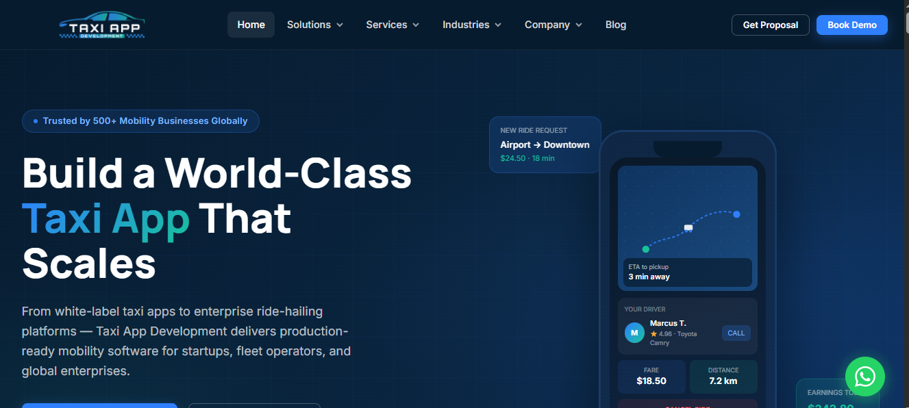 Top 8 Taxi App Development Companies in the UAE 