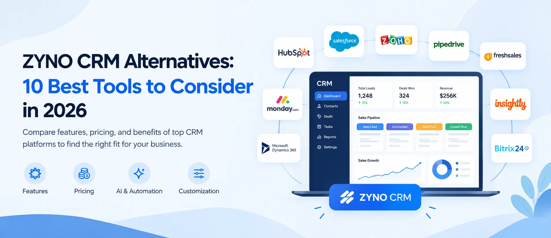 ZYNO CRM Alternatives: 10 Best Tools to Consider in 2026