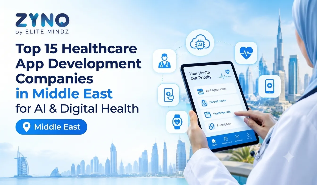 Top 15 Healthcare App Development Companies in Middle East for AI & Digital Health