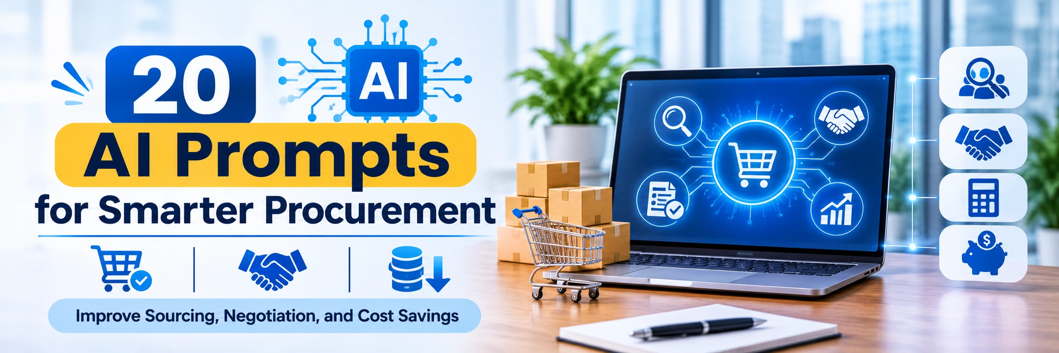 20 AI Prompts for Smarter Procurement: Improve Sourcing, Negotiation, and Cost Savings