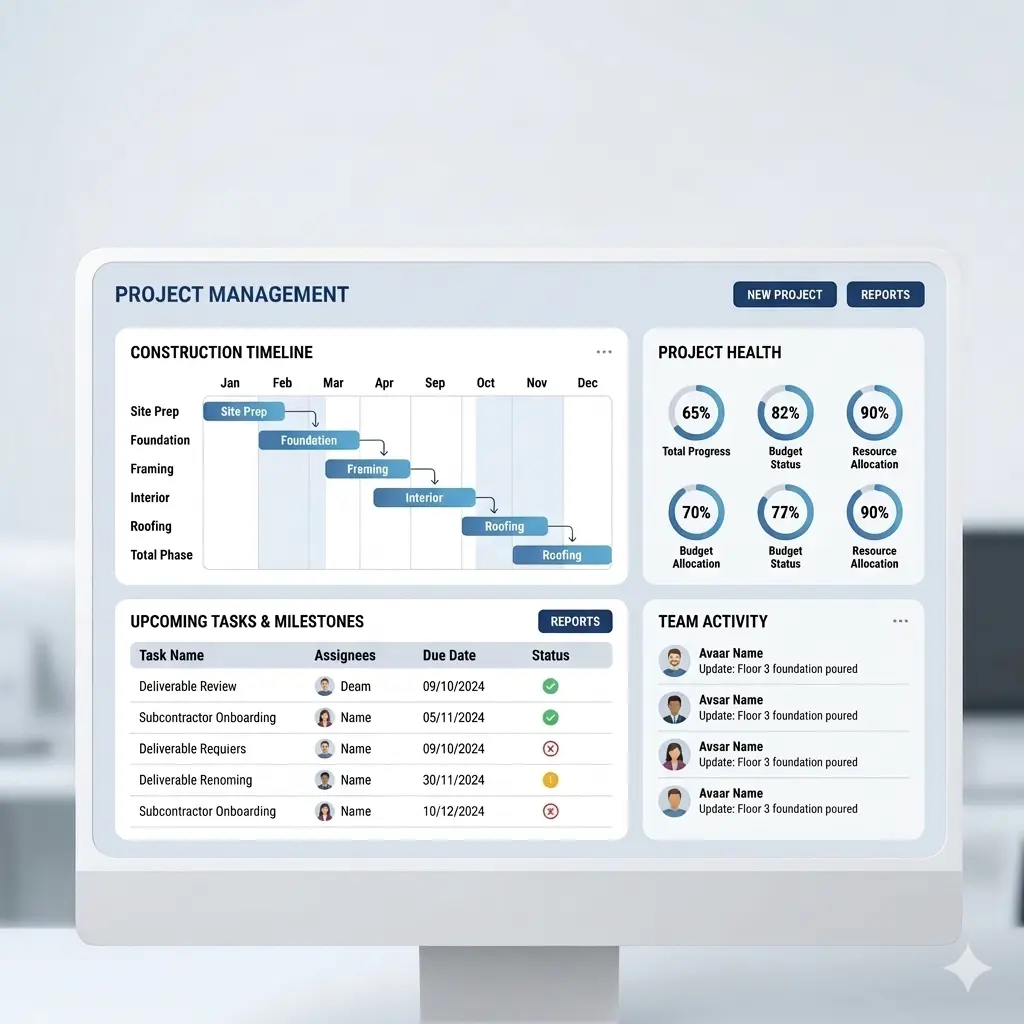Daily Site Progress Tracking via Mobile App